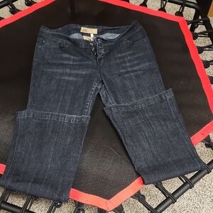 Ymi Flare Legbutton Fly Darkwash Jeans Size13 #6